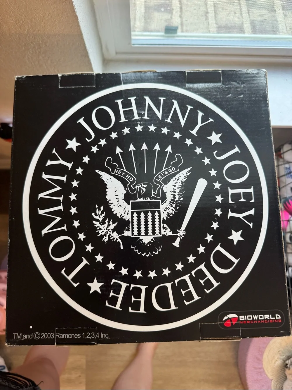 Vintage 2003 Bioworld Ramones Black and White Collector's Wall Clock